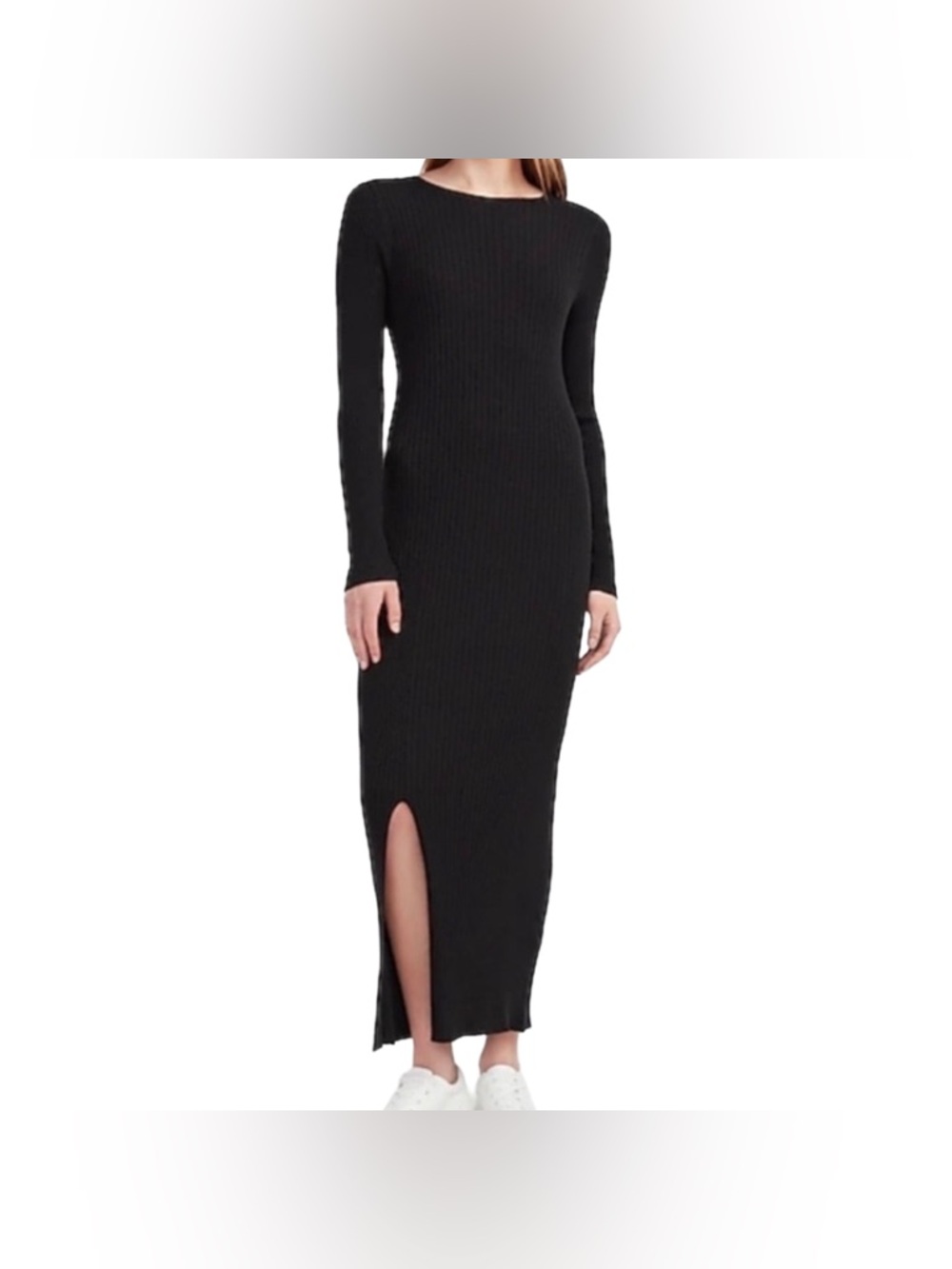 Express Maxi Slit Sweater Dress